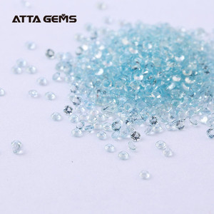 1,0mm ronda verde <span class=keywords><strong>apatita</strong></span> piedras sueltas joyería y las piedras grandes para la joyería - Product Image 1