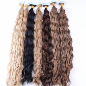 8a grado calidad brasileña del pelo de la onda natural trama del pelo cinta envío libre - Product Image 6