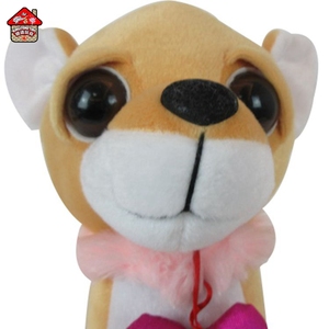 Çin üretici toptan doldurulmuş oyuncak peluş köpek kalp promosyon sevgililer günü/ev dekorasyon - Product Image 4