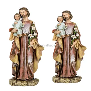 Resina St. Joseph Figurine Famoso Statue Religiose