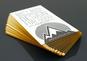 <span class=keywords><strong>2025</strong></span> tùy chỉnh 600gsm giấy kraft thẻ kinh doanh Trắng Duplex Hội Đồng Quản trị với Vàng/Lá dập nóng bán đã ghé thăm thẻ Debossed thiết kế - Product Image 2