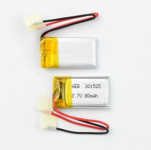 Batteria ai Polimeri di Litio Ricaricabile Li-po 301525 <span class=keywords><strong>3</strong></span>.7v 80mAh Vendita Calda - Product Image 3
