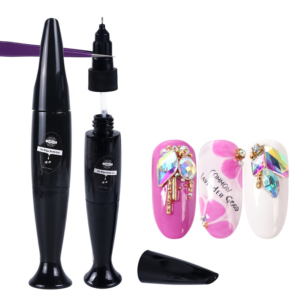 Лидер продаж, профессиональные высококачественные украшения для ногтей из горного хрусталя, нетоксичный клей для ногтей