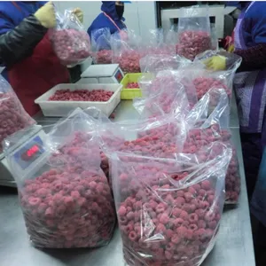 Fruits de raspberry glacée, livraison en chine, meilleur prix, iqf