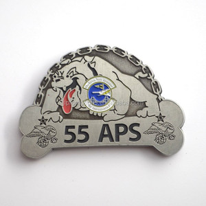 Moneda de plata antigua fundición de aleación de zinc <span class=keywords><strong>esmalte</strong></span> suave 3d diseño - Product Image 2