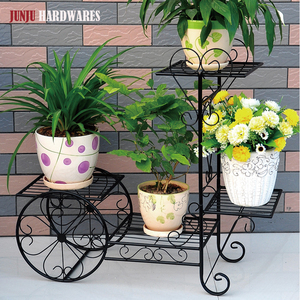 Big Size Tall Auto Vorm <span class=keywords><strong>Plant</strong></span> <span class=keywords><strong>Pot</strong></span> Houder Wielen Stands Voor Bloempot - Product Image 1