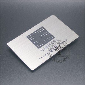 Kartu Bisnis Ukiran <span class=keywords><strong>Logo</strong></span> Kustom Kerajinan Etsa Logam Brushed Selesai <span class=keywords><strong>Stainless</strong></span> Steel - Product Image 2