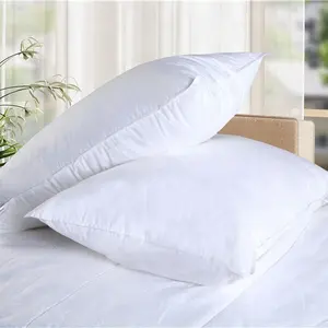 ファクトリーサプライワッシュダウンフェザー充填ダウンフェザー枕卸売枕家の装飾ダウンアヒル枕インサート