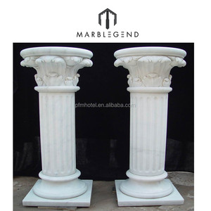 Outdoor Indoor Marble Roman Natural Stone <strong>Portico</strong> <strong>Column</strong> for Villa - Product Image 6
