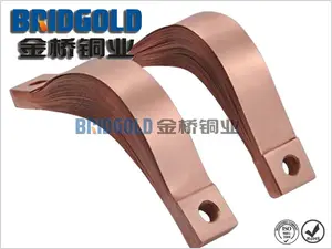 China Proveedor 0.10mm Cobre Derivación para la Conexión Eléctrica