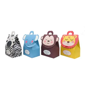 Cartoon Animal Gift Box High Quality White Cardboard Box Birthday Gift Snacks Packaging