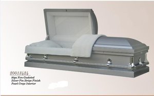 Ataúd de productos funerarios de metal con cojín de sofá, para el hogar - Product Image 5