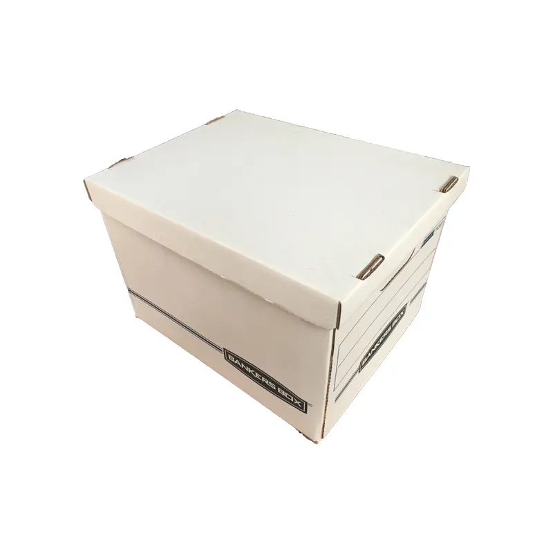 제조 한 상단 한 하단 판지 상자 사무실 저장 판지 파일 상자