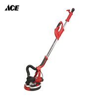 Ponceuse à cloisons sèches électrique professionnelle mini industrielle 225 mm 750 W – Outil électrique pour ponçage de cloisons sèches