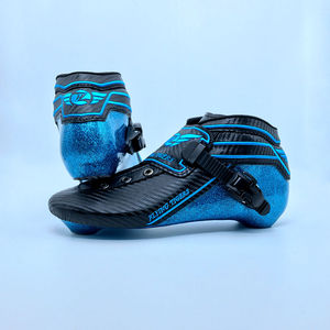 Gute Qualität Profession eller Sky Blue Carbon Roller Inline Speed Skate Boot