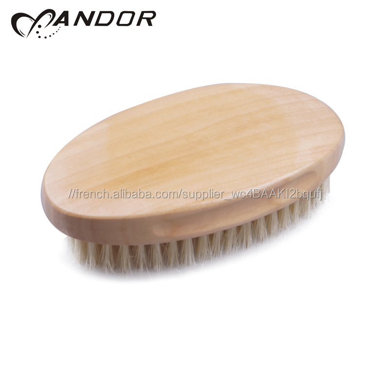 Barber besoin privée logo barbe brosse à poils de sanglier