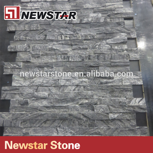 Couleur noire fendue slate extérieur revêtement mural - Product Image 1
