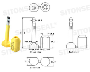 ST-1106 Impresión Láser Sello De Clavo Para Contenedores Y Transportación - Product Image 2