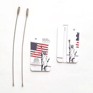 Bán Buôn Đáng Yêu Kích Thước Nhỏ Tháp Eiffel Và Bức Tượng Tự Do Nhôm Kim Loại Du Lịch Hành Lý Thẻ - Product Image 5