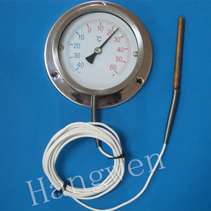 Termômetro flange da refrigeração remota com capilar-40 + 60c - Product Image 1
