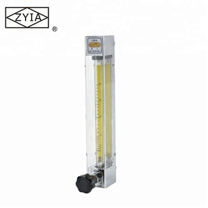 Mini rotamètre chimique en acier inoxydable avec tube en verre et capteur de débit d'eau - Product Image 2