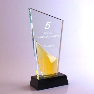 <span class=keywords><strong>BM</strong></span>-1012 5 ans de service prix verre optique cristal trophée plaque - Product Image 2