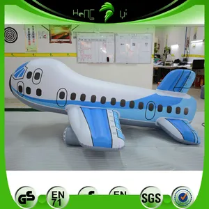 Hongyi personalizado inflable modelo de avión inflable avión de carga para la venta