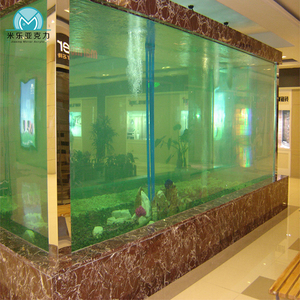 Venta al por mayor barato de calidad personalizada comercial Vivo construido acrílico pecera acuario Malasia - Product Image 3