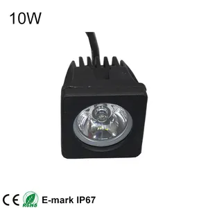 Super Heldere Spot IP67 Mini Vierkante 12V 10W 2 Inch Led Rijden Lichten Met Waterdichte