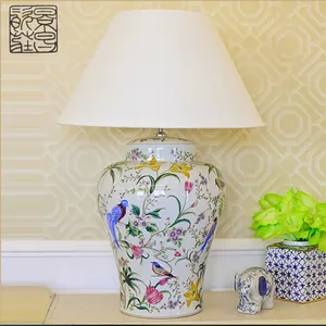 Profesyonel üreticisi porselen vazo masa lambası, tutucu otel restoran ofis masası lambası ev dekor için