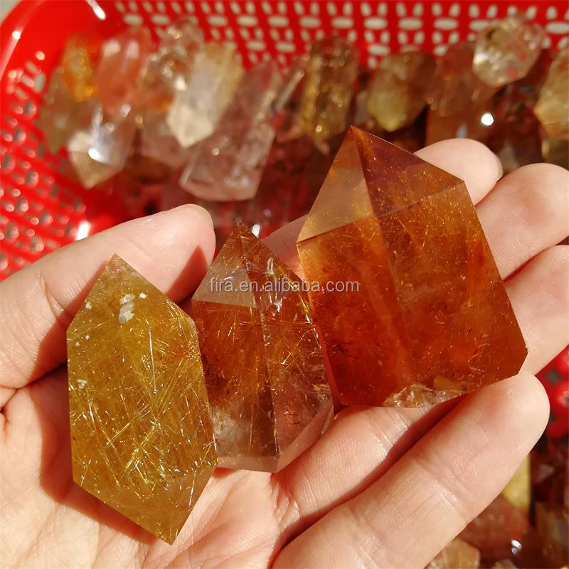 Quartz Rutile Doré Naturel 28,6 Lb - Spécimen Minéral Décoratif, Support Inclus, Pour Reiki