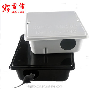 Bait Station Rodent Control Rat Metal Sustainable Plastic Box Trap Mice &amp; Rat Station Black Rodent TRAPS Steel Wool Mice 2004pcs - Product Image 1