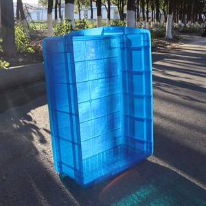 Stapelbare große Kiste Gemüse Plastik kiste Verkauf mit Metall griff - Product Image 6