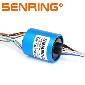 Through Hole Slip Ring Senring Slip Ring 12 Wires 2A Mini Centre Hole 5mm OD 22mm Without Flange Slip Ring