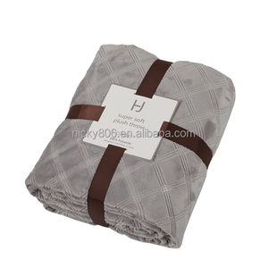 Siêu Mềm Rắn 3D Nổi <span class=keywords><strong>Flannel</strong></span> Ném Chăn Polyester Chăn - Product Image 3