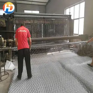 Cesta de Gabion Hexagonal, malla de alambre de Gabion galvanizado/recubierto de Pvc/gabion (china)