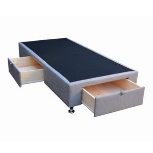 Bedroom <strong>Bed</strong> <strong>Single</strong> Fabric <strong>Bed</strong> <strong>Base</strong> <strong>With</strong> <strong>Drawers</strong> - Product Image 1
