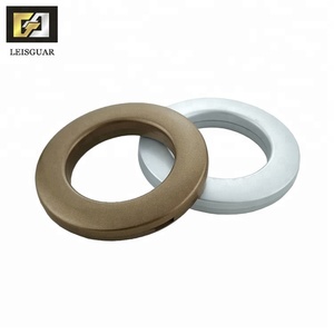 Küçük boy pürüzsüz tasarım perde kuşgözü yüzükler perde aksesuarları abs 55mm - Product Image 4