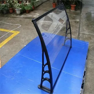 China fabricante dosel toldo De Policarbonato para ventana y puerta Ventana de policarbonato con protección UV