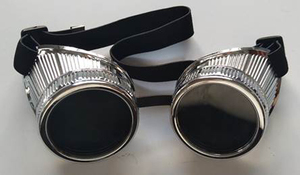 Steampunk lunettes unisexe Vintage Style victorien <span class=keywords><strong>Cosplay</strong></span> lunettes hologramme en alliage <span class=keywords><strong>de</strong></span> Zinc lunettes personnalisées - Product Image 4