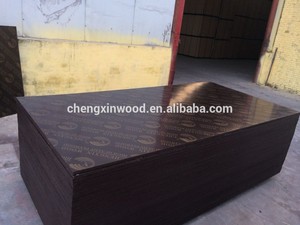 1220*2440*18mm película marrón base del álamo encofrado <span class=keywords><strong>de</strong></span> madera contrachapada - Product Image 1