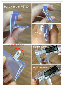 Móc Nhựa Treo Tường Băng Rôn Meethope, Móc Treo Giấy Có Kẹp Treo Tường - Product Image 5