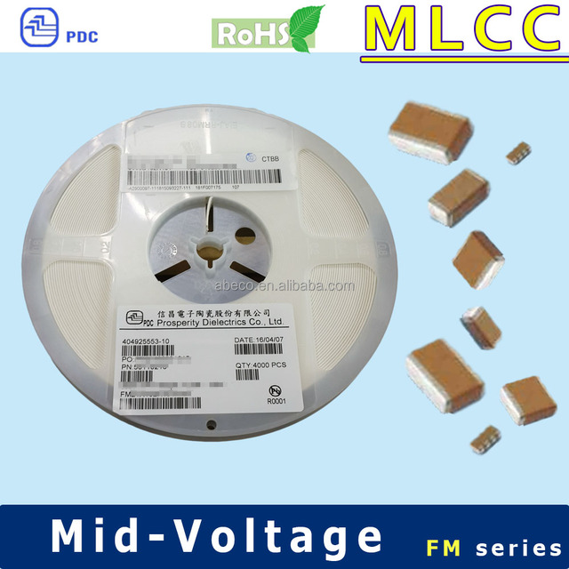 NPO 2220 120nF 630V MLCC Multilayer Ceramic Capacitor