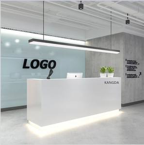 Muebles usados a la venta en EE. UU. Compre productos chinos Foto de escritorio de recepción en línea, Mostrador de escritorio de superficie sólida de oficina - Product Image 6