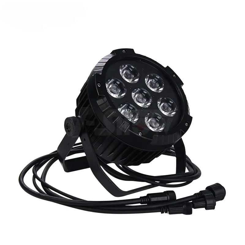 Hele koop 7X12 w RGBWA Indoor waterdichte Led Par Licht 32Bit voor party staldeuren led par verlichting