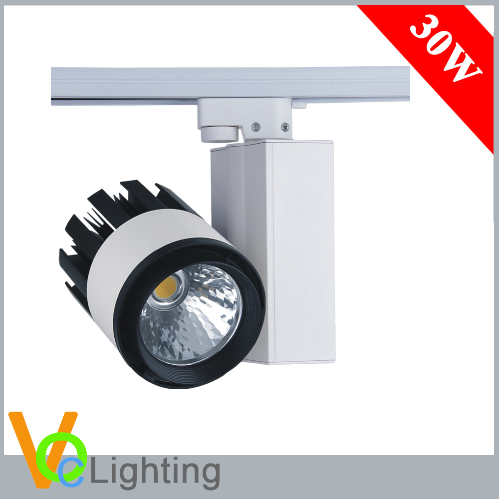 Réglable CE RoHs 30 W Aluminium Led Piste Spot Light Plafond Spot Éclairage
