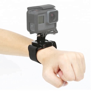 Support de poignet rotatif à <span class=keywords><strong>360</strong></span> degrés de couleur noire de haute qualité pour GoPro Hero 13, SJCAM, <span class=keywords><strong>Xiaomi</strong></span> Yi - Vente en gros - Product Image 5