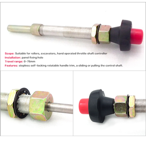 GJ1106B thiết kế đơn giản dễ dàng để kiểm soát và linh hoạt chỉ đạo thống excavator điều khiển bướm ga <span class=keywords><strong>lever</strong></span> cáp - Product Image 5