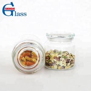 Barattolo in <span class=keywords><strong>Vetro</strong></span> Rotondo per Alimenti con Coperchio in <span class=keywords><strong>Vetro</strong></span> e Chiusura <span class=keywords><strong>Sottovuoto</strong></span> - Product Image 5