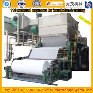 juego completo de 5 toneladas de residuos / día de <span class=keywords><strong>papel</strong></span> <span class=keywords><strong>higiénico</strong></span> de reciclaje de <span class=keywords><strong>papel</strong></span> en rollo jumboo máquina de fabricar pap - Product Image 6